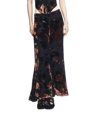  Folia Devore Trumpet Skirt