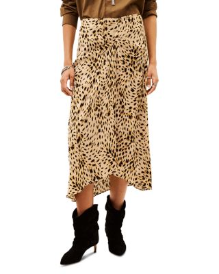 Hoema Asymmetric Midi Skirt