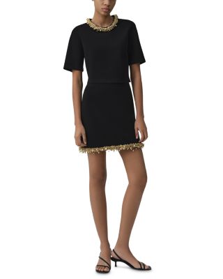 Embellished Nuria Short Sleeve Top & Wendy Mini Skirt