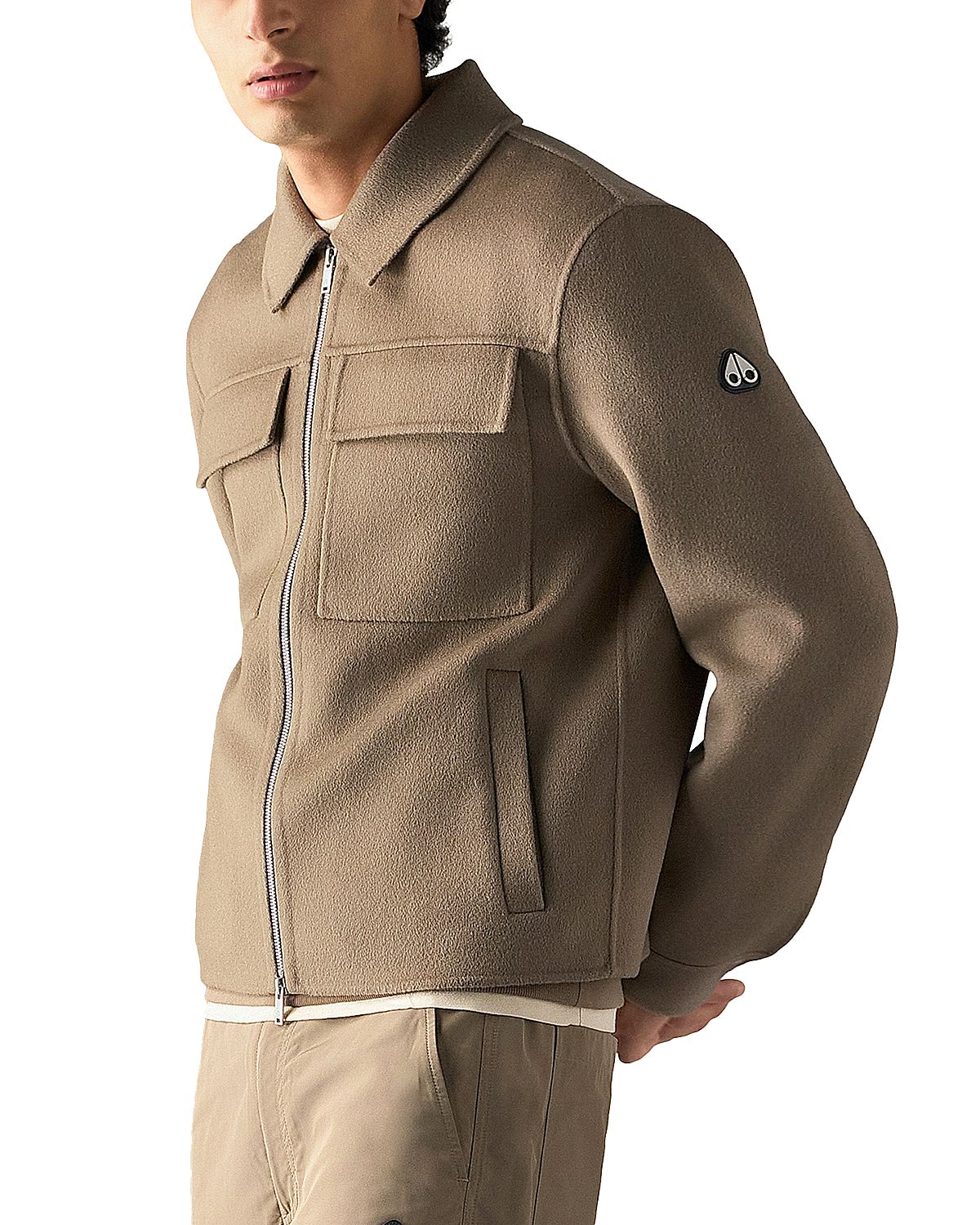 Moose Knuckles Jacques Wool Cashmere & Silk Jacket