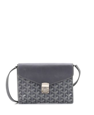 Chypre Wallet on Strap Coated Canvas with Leather