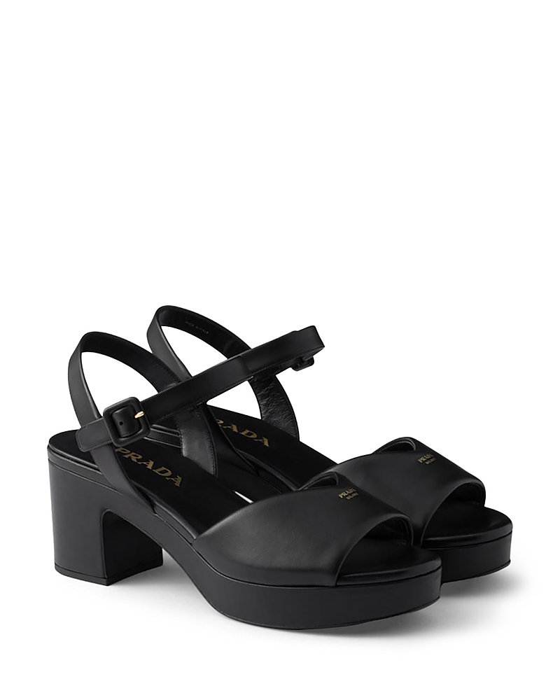 Prada Women's Padded Nappa Leather Sandals