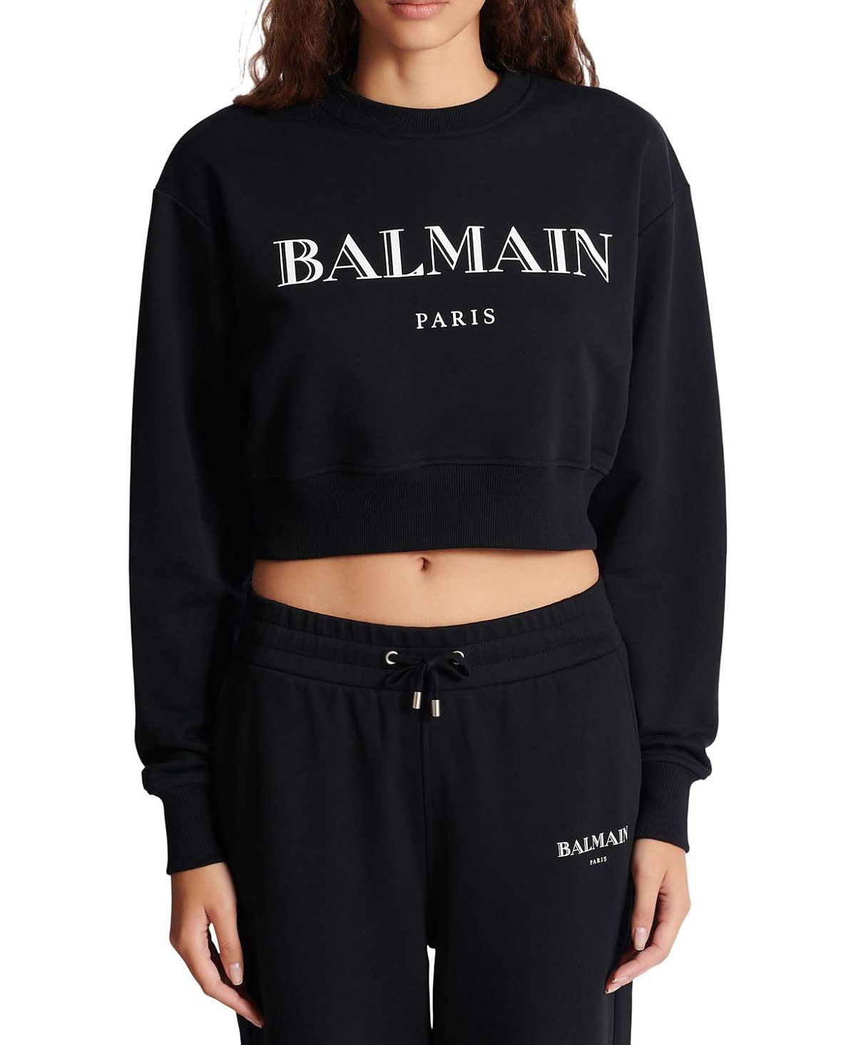 Balmain Printed Balmain Crew-Neck Sweatshirt