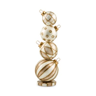 Mocha Capiz Ornament Topiary