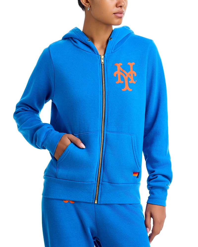 Aviator Nation Ny Mets 2026 Graphic Zip Front Hoodie