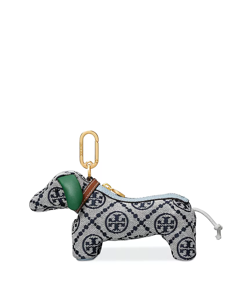 Tory Burch T Monogram Dog Bag Charm