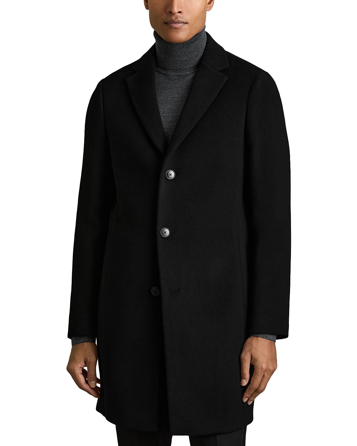 Reiss Gable Wool Blend Overcoat