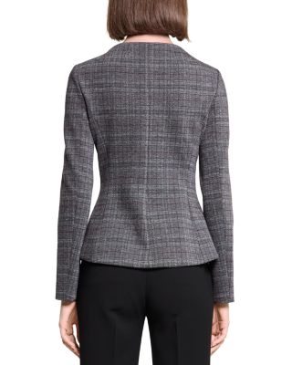Boat Neck Zip Jacket - thumbnail 2