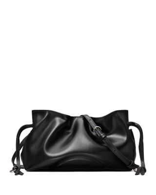 Ella Faux Leather Drawstring Pouch