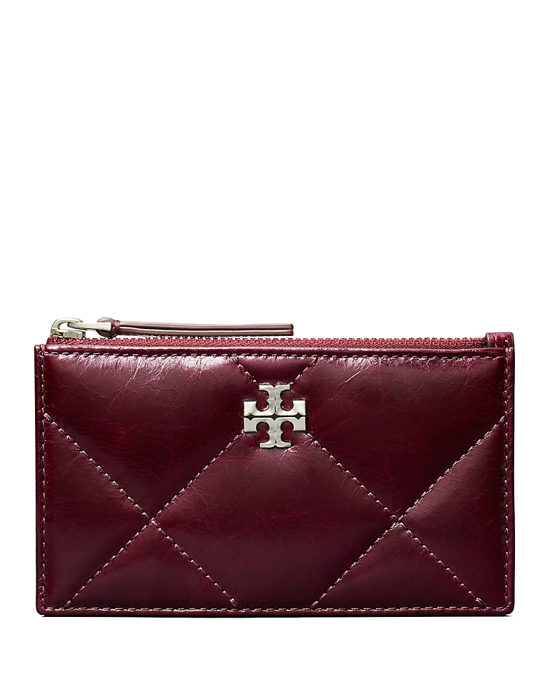 Tory Burch Kira Quilted Distressed Leather Card Case