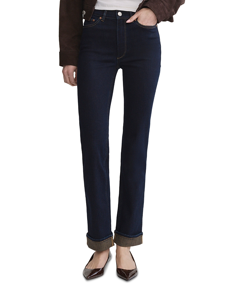 Dl1961 Halle Instasculpt High Rise Straight Jeans in Harvest Moon