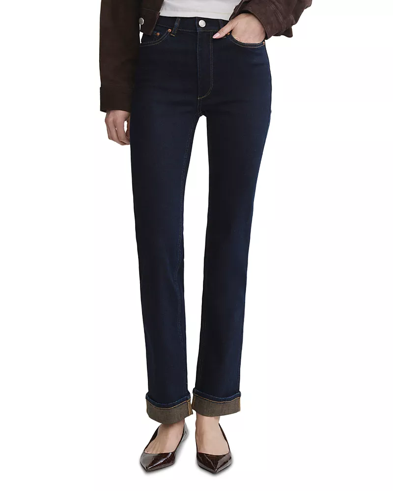 DL1961 Halle Instasculpt High Rise Straight Jeans in Harvest Moon