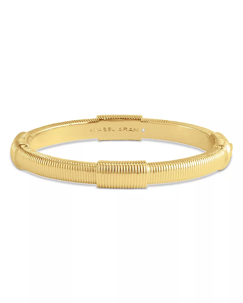 Anabel Aram Safari Textured Bangle Bracelet