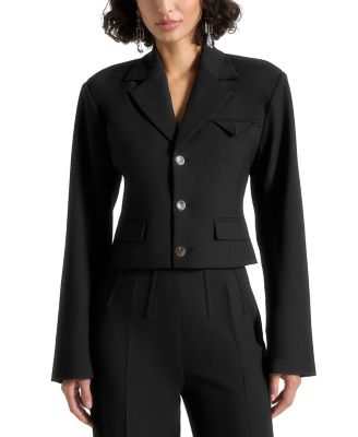 Prisca Tailored Cropped Blazer