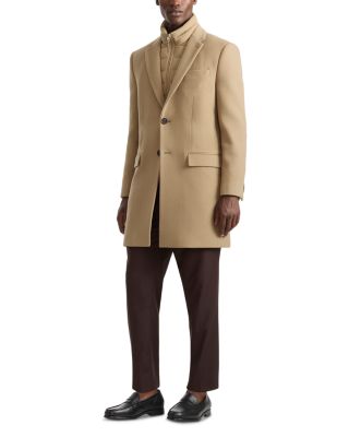 SKAI-SLB 3-in-1 Wool Coat with Removable Down Liner