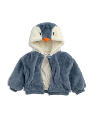 Unisex Faux Fur Bear Hooded Jacket - Baby