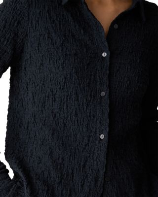 Bubble Jacquard Classic Collar Slim Shirt - thumbnail 8