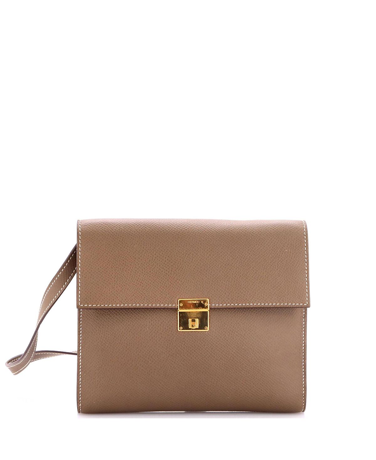 Pre-Owned HERMES 16 Clic Wallet on Strap Epsom