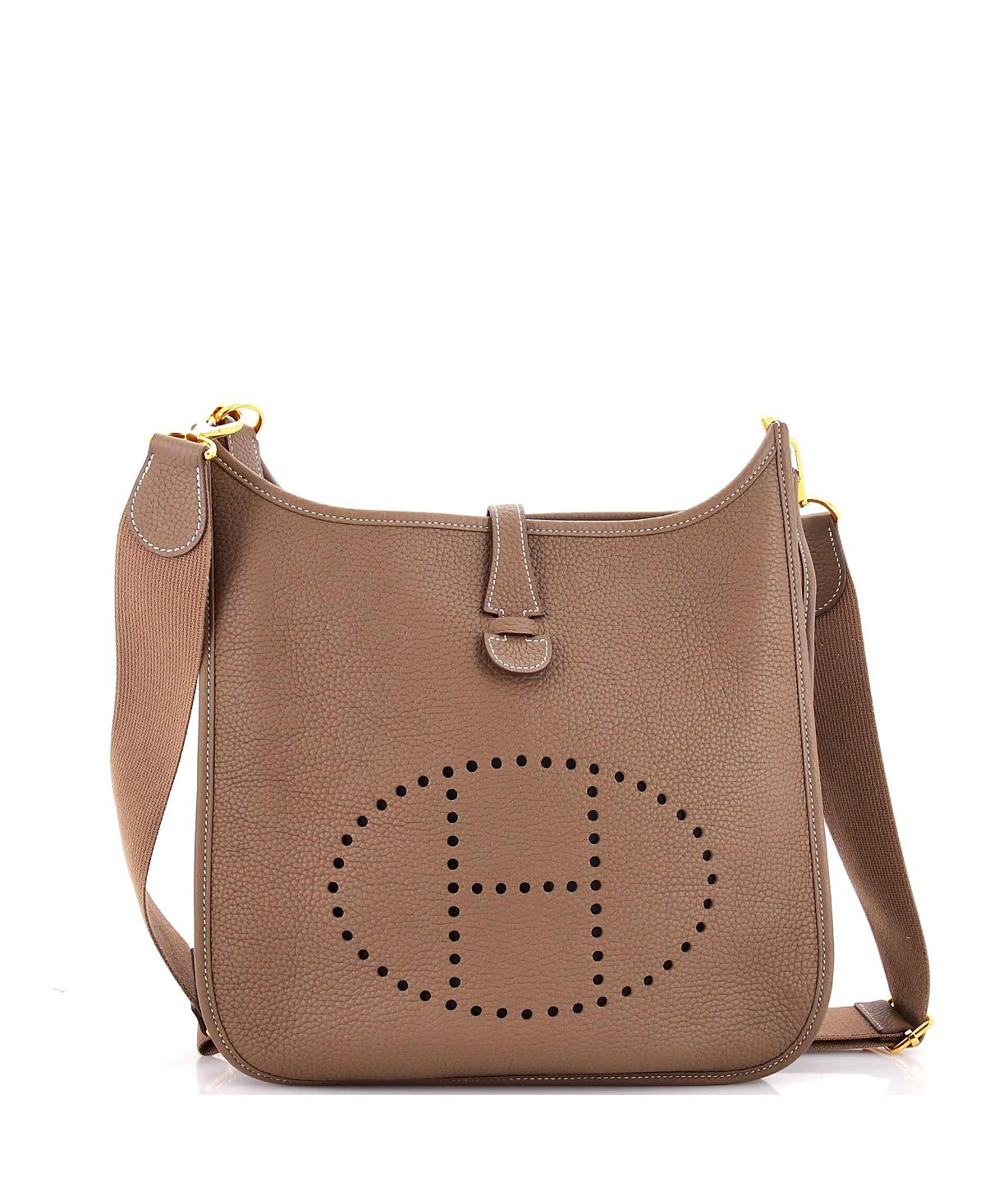 Pre-Owned HERMES Pm Evelyne Bag Gen Iii Clemence
