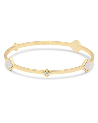 Eliza Two Tone Bangle Bracelet