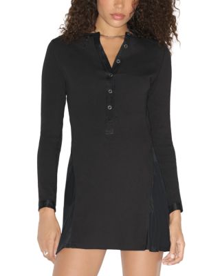 Ruby Cotton Stretch Henley Dress