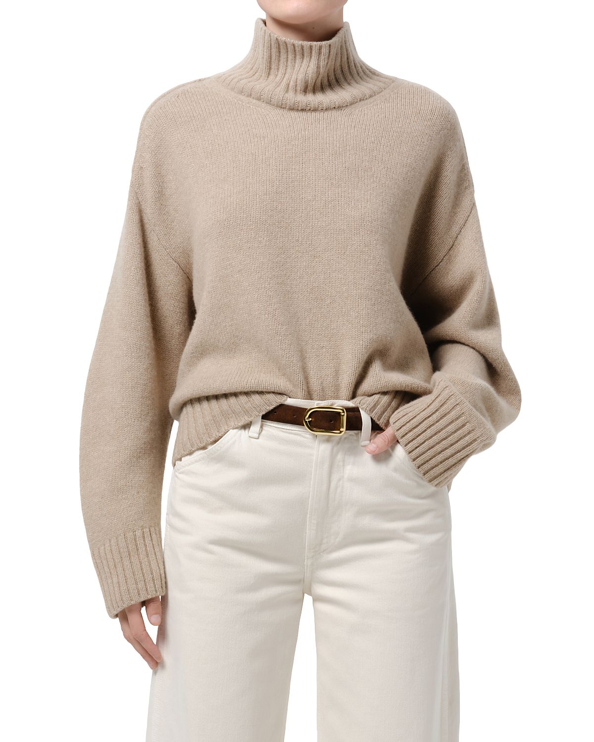 Citizens of Humanity Scout Wool & Cashmere Turtleneck Sweater