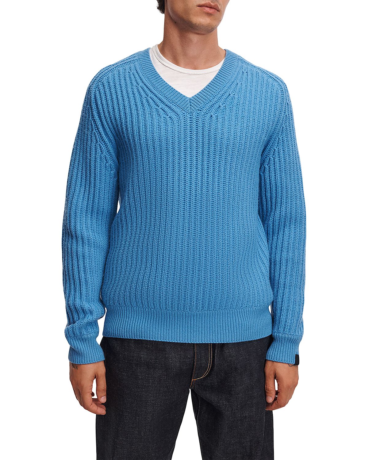 rag & bone Theo Wool & Cashmere Knit Stripe Sweater