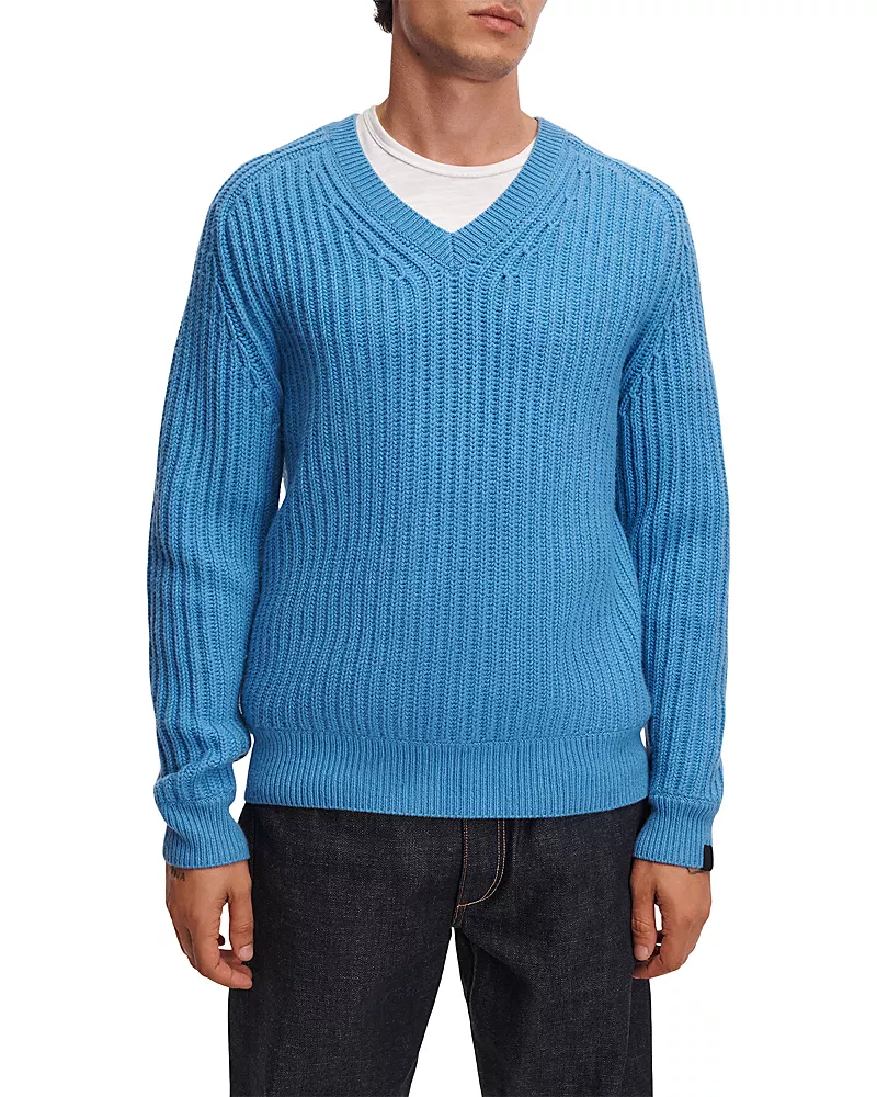 rag & bone Theo Wool & Cashmere Knit Stripe Sweater