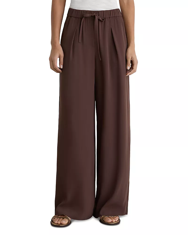 Reiss Aimee Wide Leg Drawstring Pants