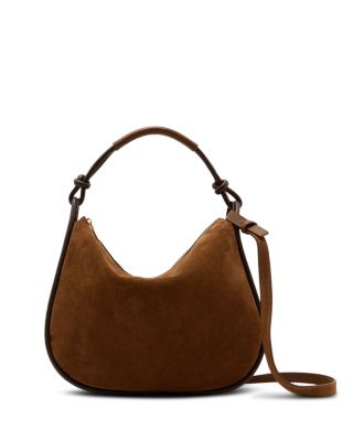 Aurelie Suede & Leather Shoulder Bag