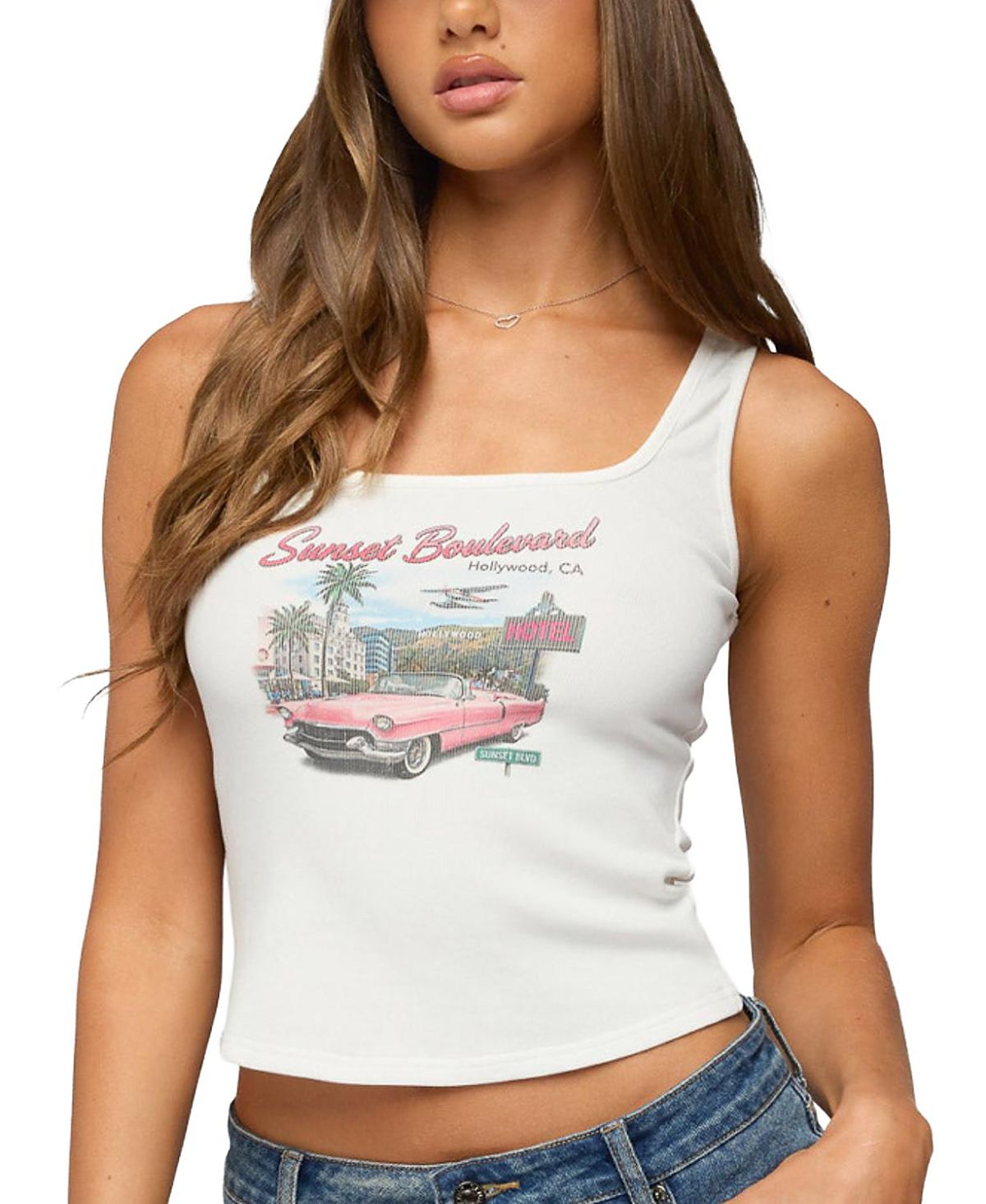 Edikted Sunset Boulevard Tank Top