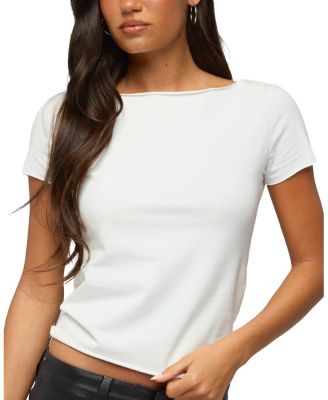 Rea Shredded Cutout Lacey Top