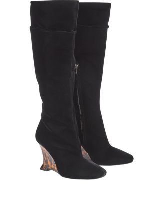  Women's Wedge Boots in Velvet