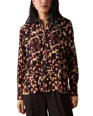 Whistles High Low Long Sleeve Shirt