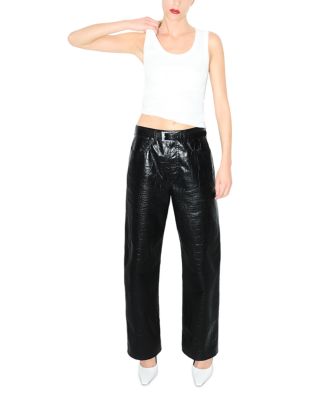 Verica Croc Texture High Rise Jeans in Croc