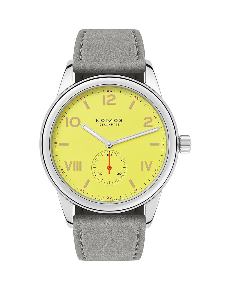 Nomos Club Campus 38 Starlight Watch, 38.5mm In Yellow