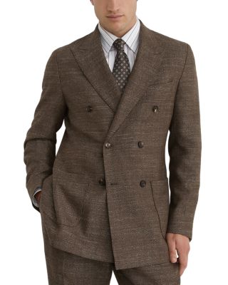 Vallance Double Breasted Herringbone Blazer