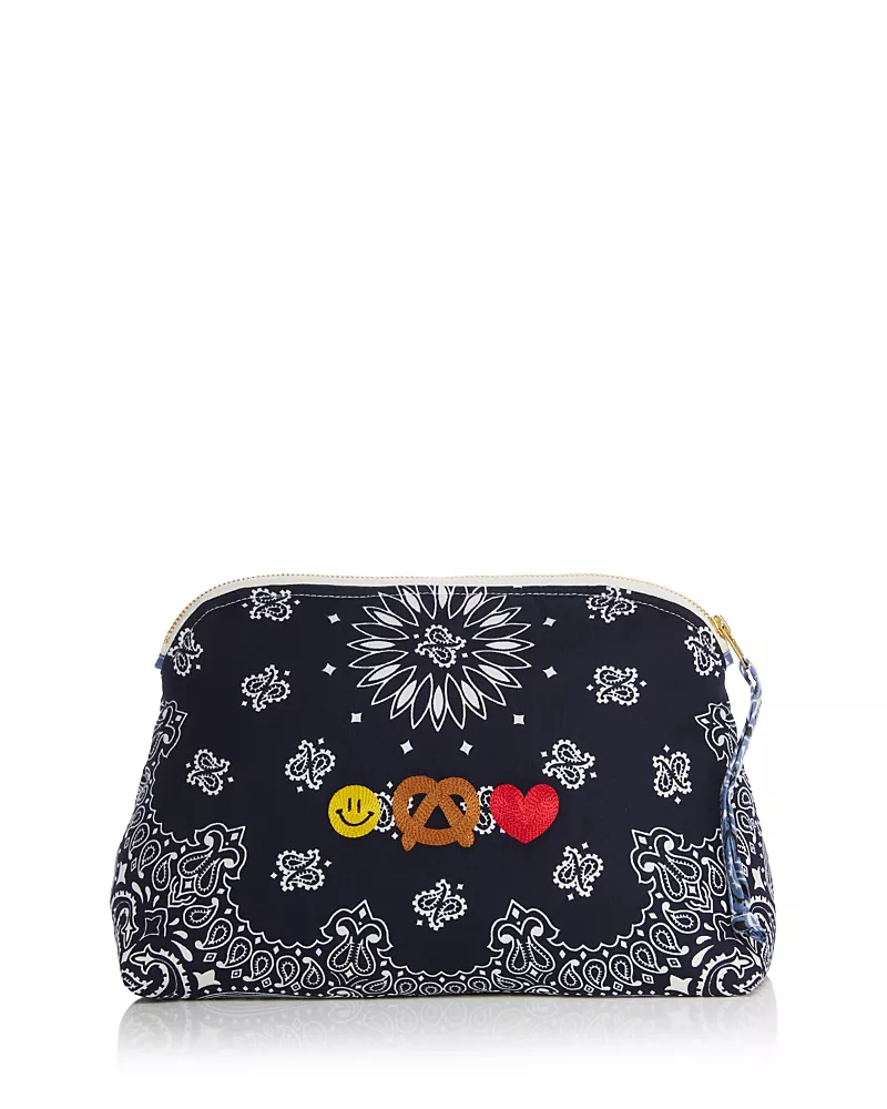 Call It By Your Name Pretzel Cotton Cosmetic Pouch