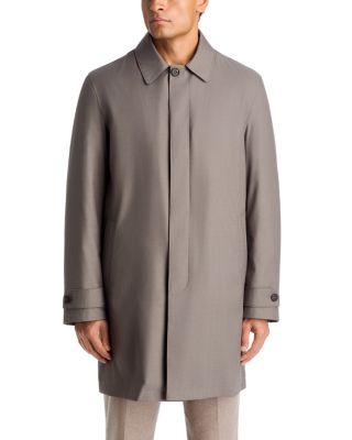 Fly Front Raincoat With Removable Liner