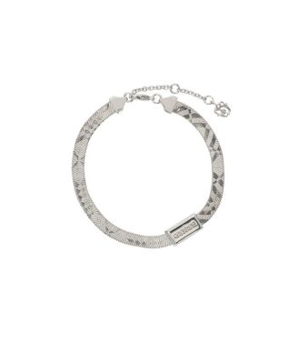  Engraved Check Bracelet