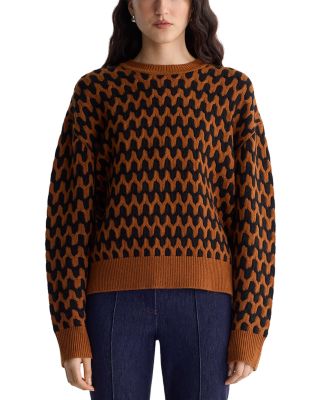 Volto Merino Wool & Cashmere Crewneck Sweater