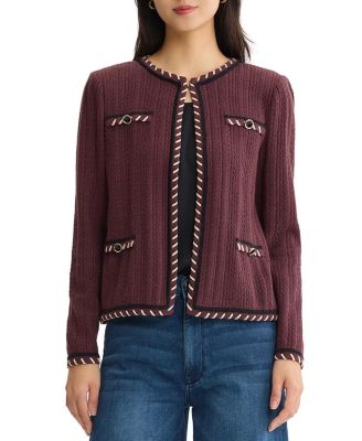 Heritage Whipstitch Cable Knit Jacket