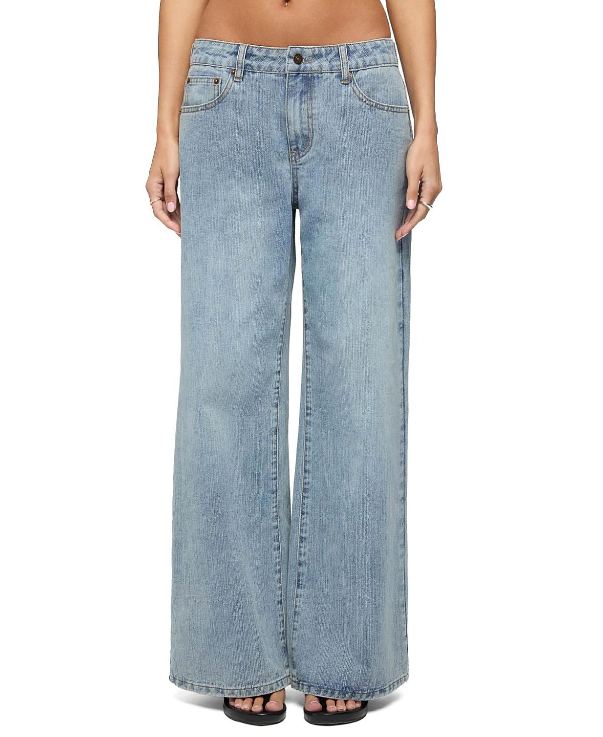 Edikted Darynne Low Rise Baggy Jeans