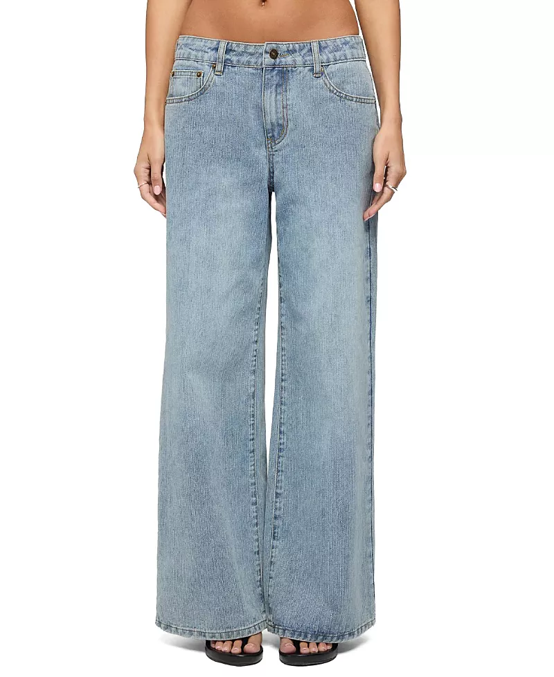 Edikted Darynne Low Rise Baggy Jeans