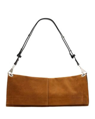 Lutece Suede Shoulder Bag