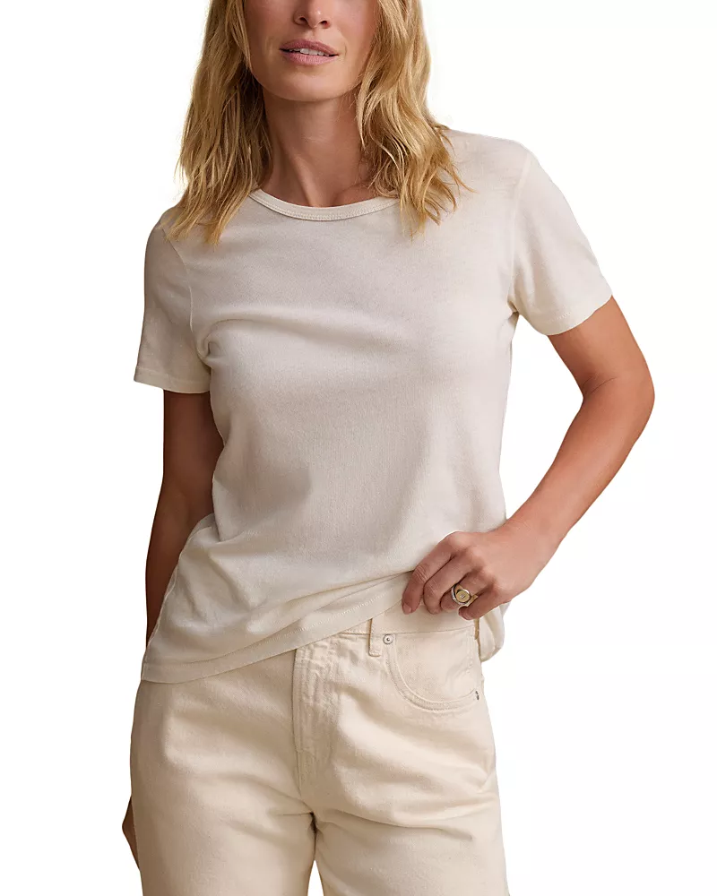 Jenni Kayne Cotton Slim Crewneck Tee