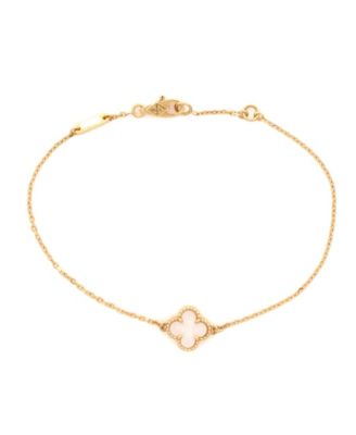 Sweet Alhambra Bracelet 18K Gold and Mother of Pearl