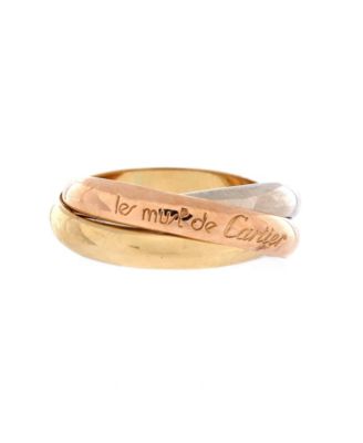Les Must de Cartier Trinity Ring 18K Tricolor Gold