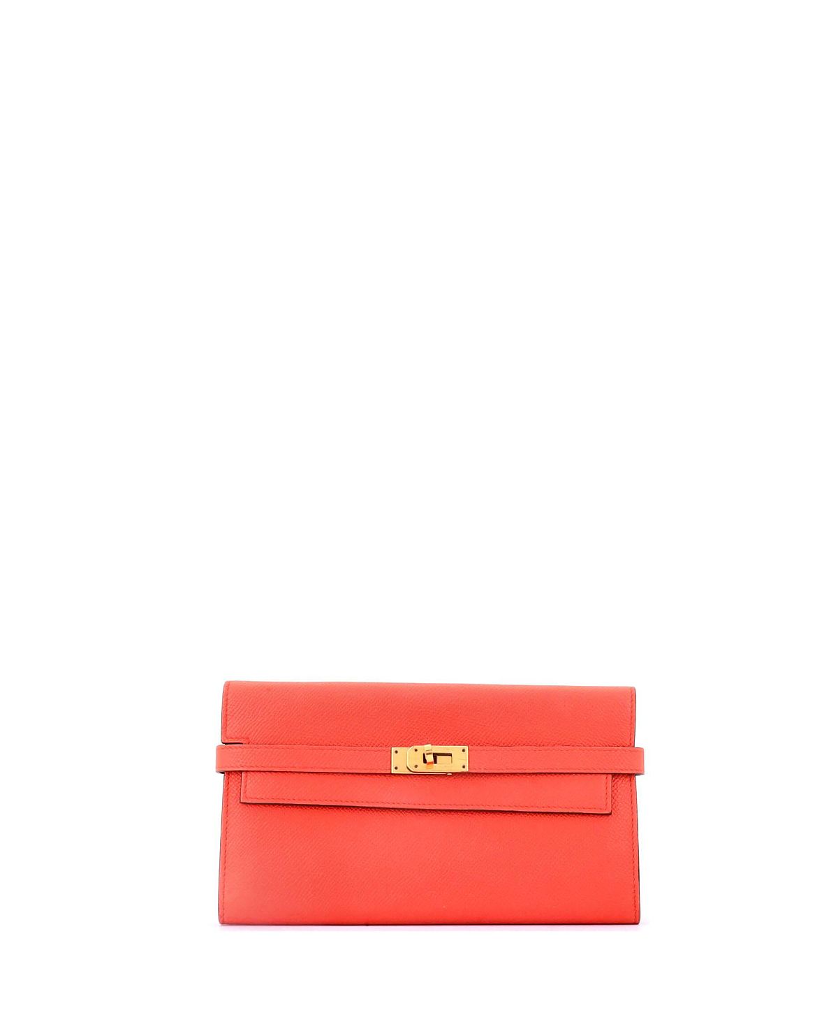 Pre-Owned HERMES Long Kelly Wallet Epsom