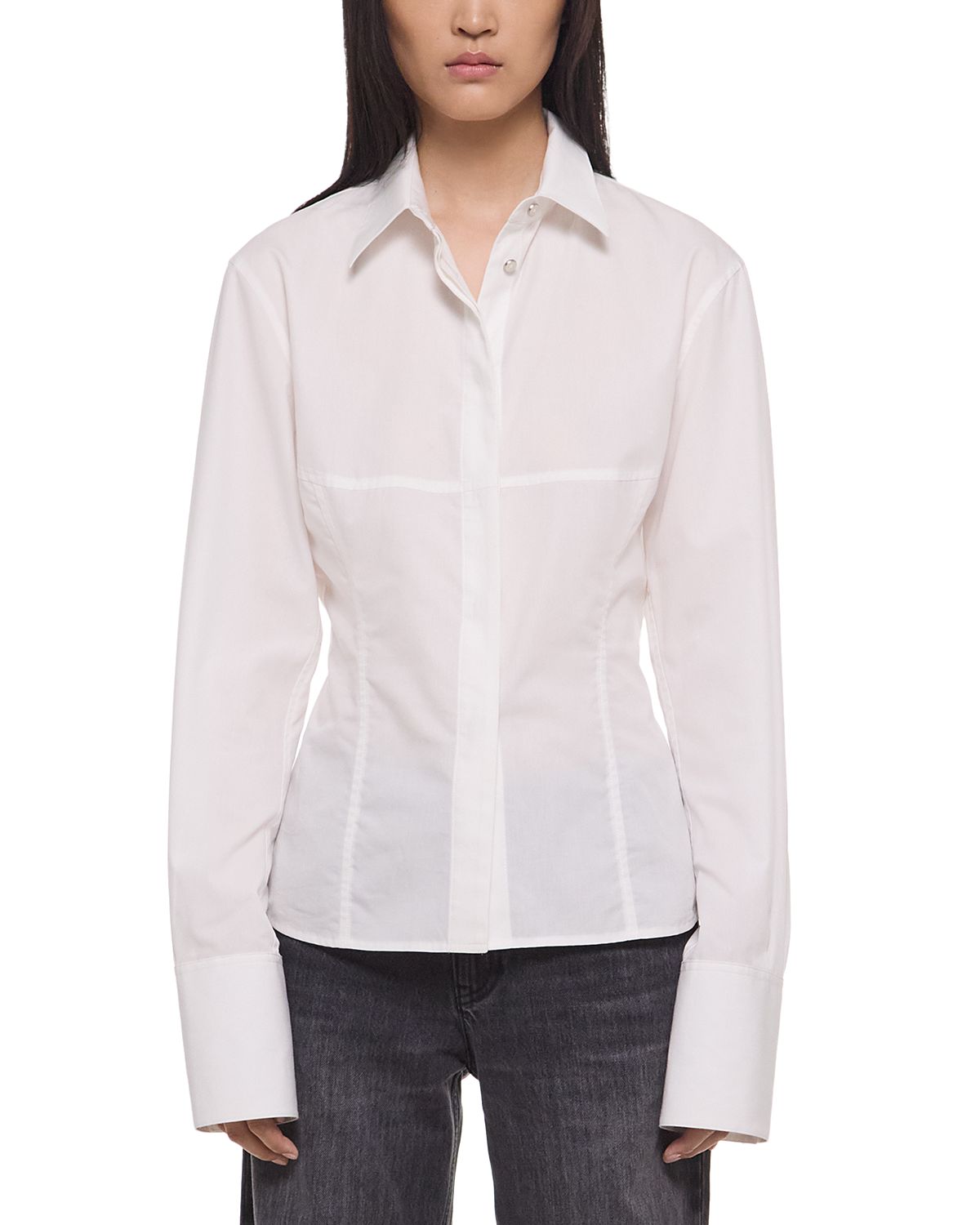 Helmut Lang Cotton Corset Shirt